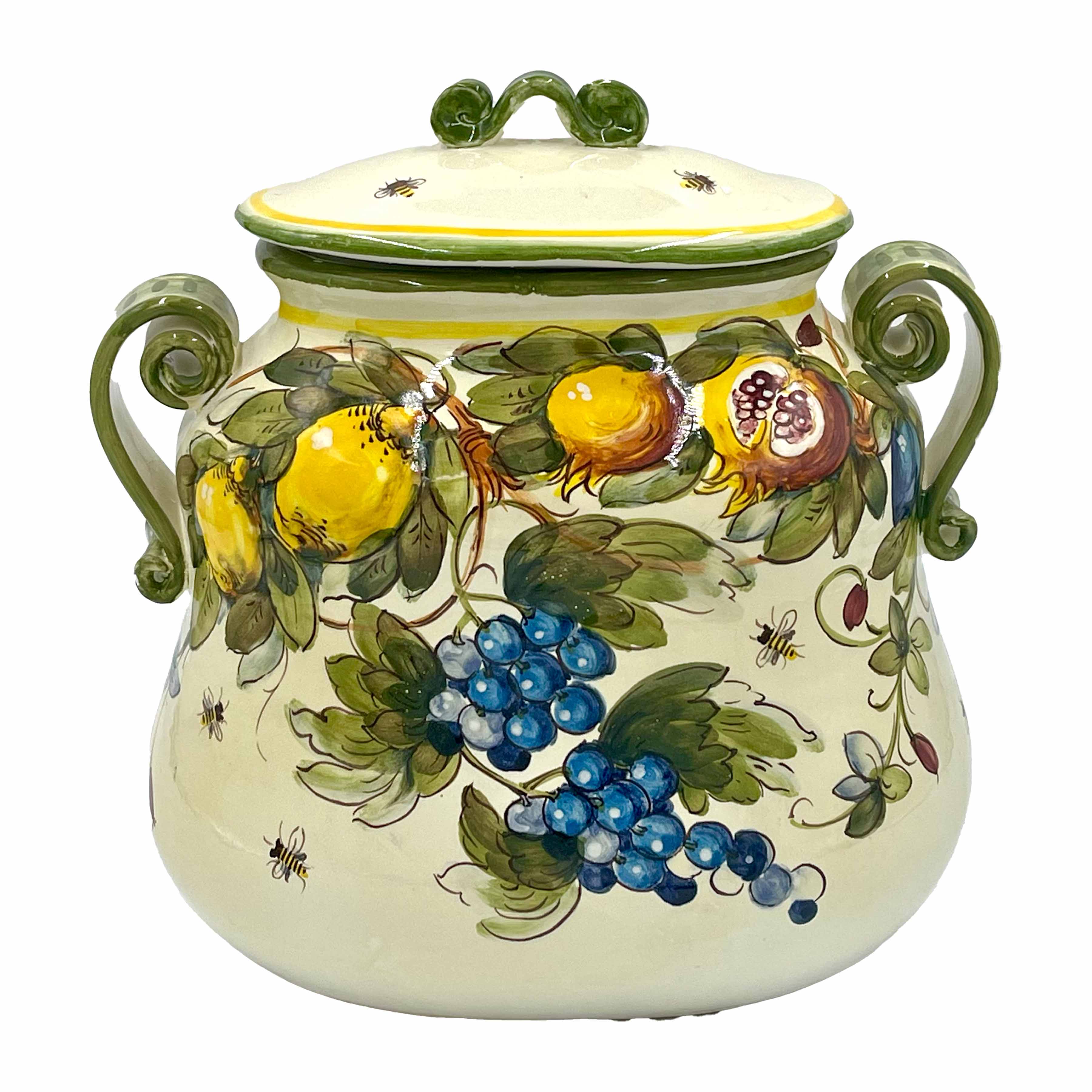 Toscana Bees Wine Carafe - Italian Pottery Outlet